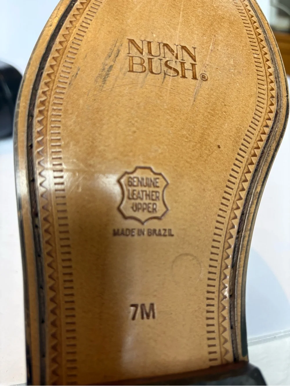 Nunn Bush Classic Black Leather Tassel Loafers for Men Size 7M